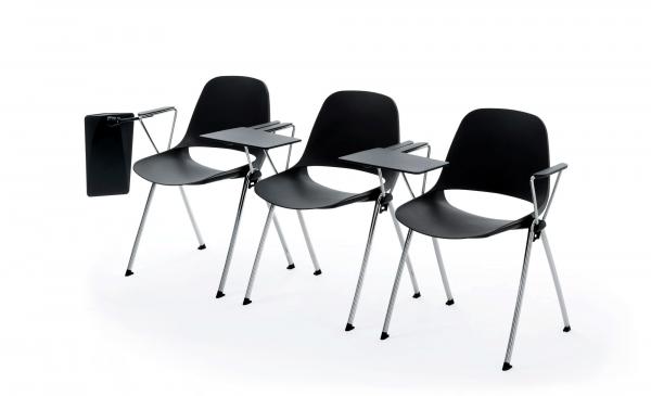 ECLIPSE PLASTIC SEDIA TAVOLETTA SCRITTOIO